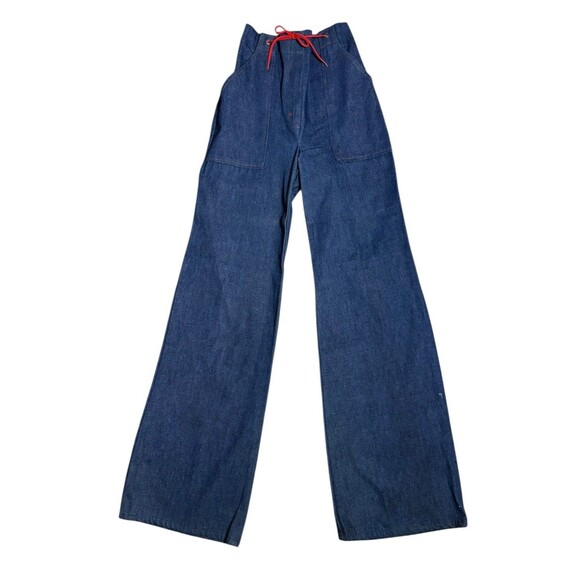 NWT TRUE VINTAGE Kemington Express Denim Jeans Flare Leg Ladies 60's 70's 9/10 - Picture 1 of 13